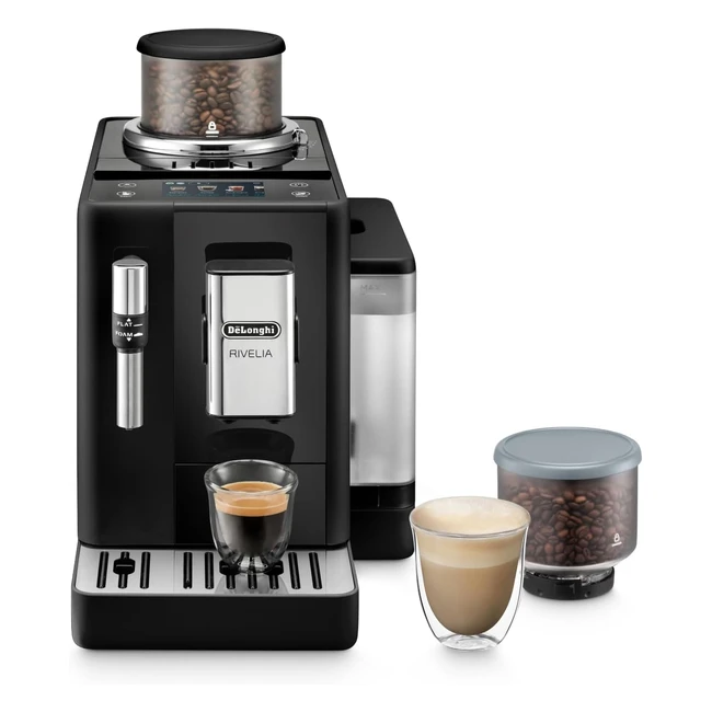 Cafetera Delonghi Rivelia Exam44035B - Compacta 8 Recetas Pantalla Tctil Ne