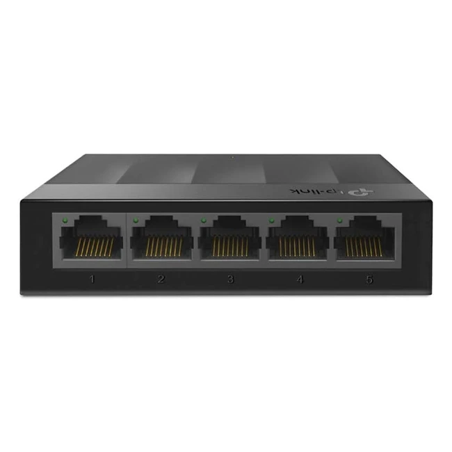 TP-Link LS1005G 5-Port Gigabit Ethernet Switch - Plug and Play Black