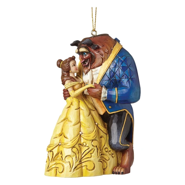Disney Traditions - Bella e la Bestia Resina Multicolore 8x8x10 cm