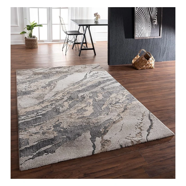 Alfombra Mias Teppiche Mira Salón Beige/Gris 160x230 cm - Frieze