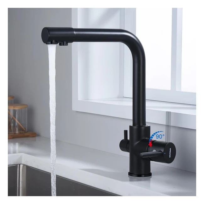 Rubinetto cucina Grifema Dover 3 vie per sistemi osmosi - Esclusiva Amazon