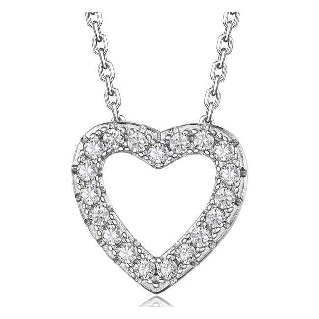 Momentwish Heart Necklace with Letters AZ Pendant - Personalized Birthday Gift for Women