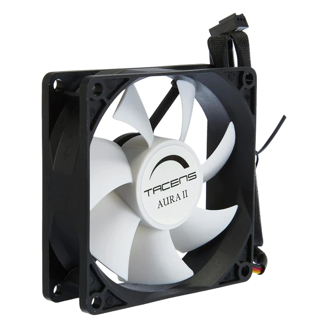 Ventola per computer Tacens 3AuraII8 8 cm ultra silenziosa antipolvere nero