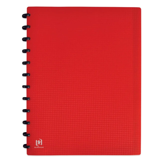 Classeur Oxford ProtgDocuments Variozip Memphis A4 - 60 vues - 30 pochettes 