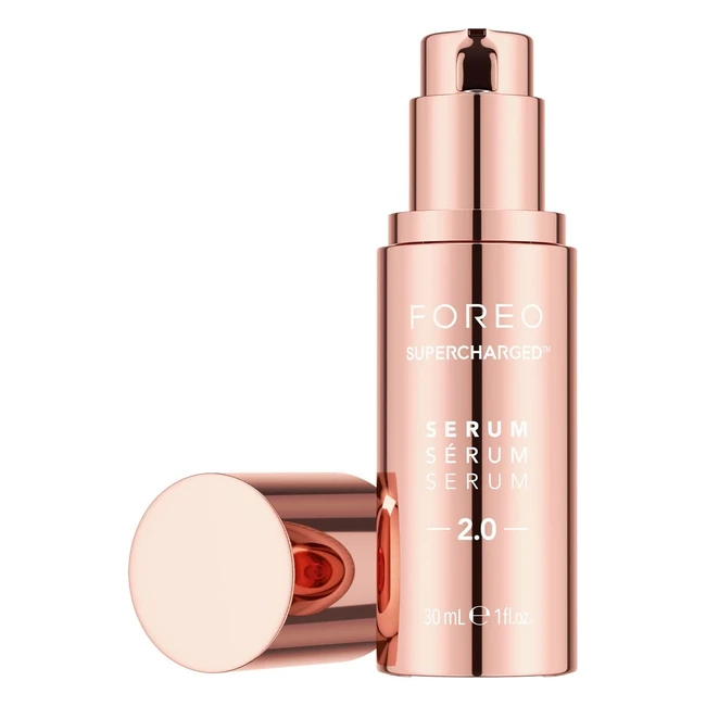 FOREO Supercharged Serum 20 - Hyaluronsäure, Squalan, feuchtigkeitsspendend, vegan - 30 ml