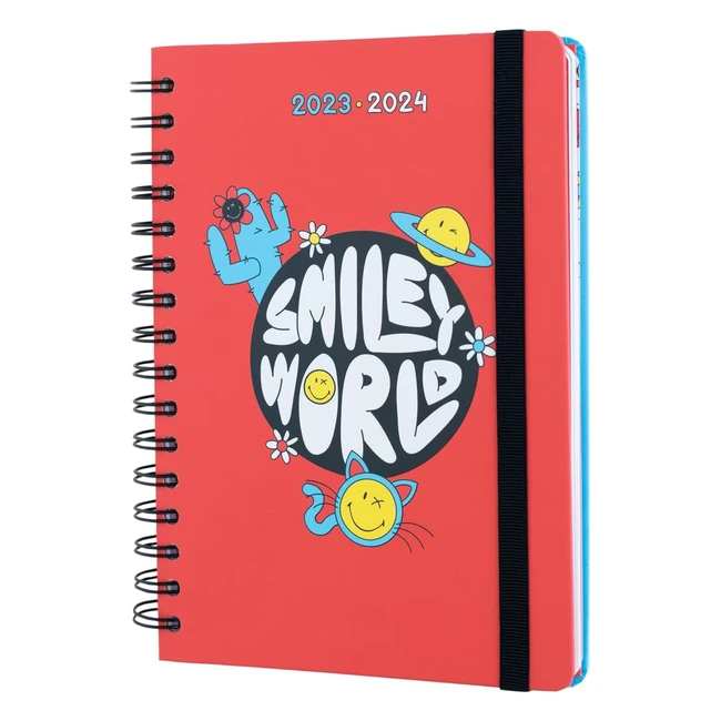 Agenda Scolaire 2023-2024 Smiley - Grupo Erik - Réf. XXX - Vision Hebdomadaire