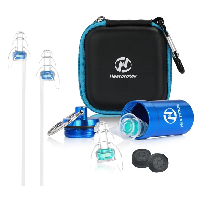 Tappi per le orecchie Hearprotek - Riduzione rumore alta fedelt riutilizzabi