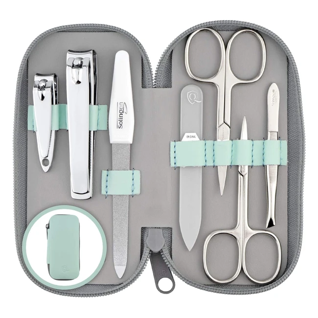 Marqus Manicure Sets for Women  Men - Solingen Germany - Glass Nail File - Qual