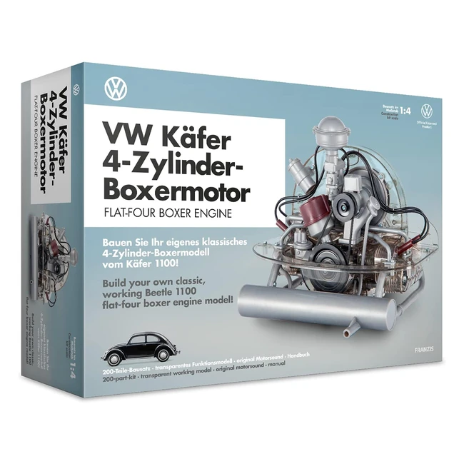 Kit de construccin Volkswagen Franzis Verlag 67038 - Escarabajo tipo 1 a escal