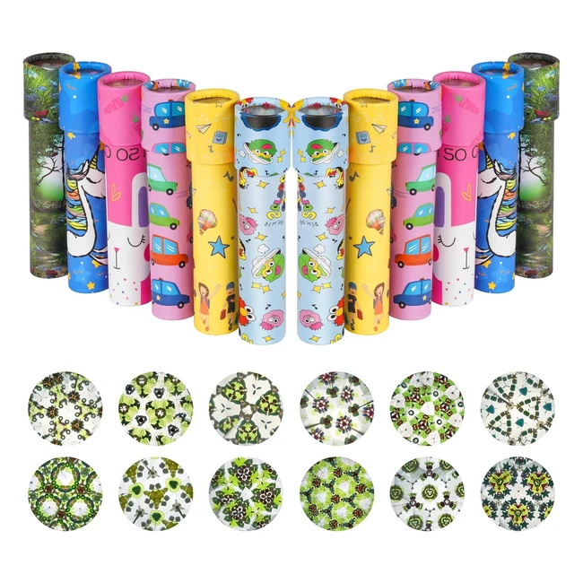 Caleidoscopio di Carta Classica - Gioco Educativo - 12pz - Regali per Bambini