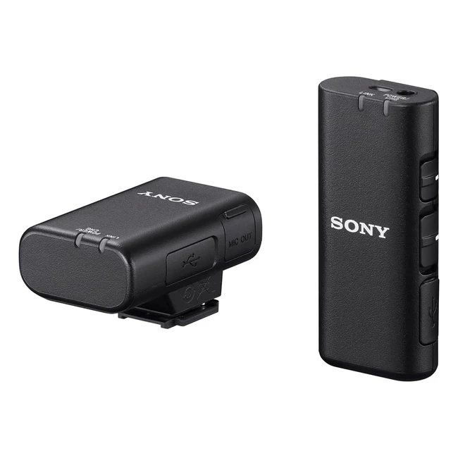 Microphone sans fil Sony ECMW2BT avec connexion Bluetooth - Noir