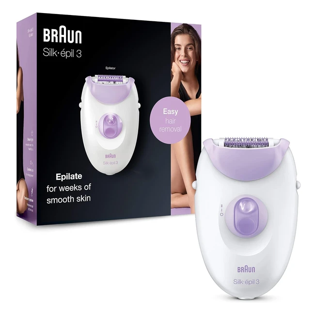 Braun Silkpil Haarentferner, sanfte Epilation, langanhaltende Ergebnisse