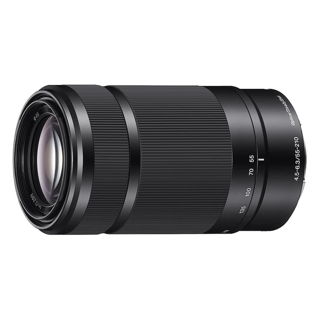 Sony SEL55210 E-Mount APS-C 55-210mm f45-63 Telephoto Zoom Lens - Black