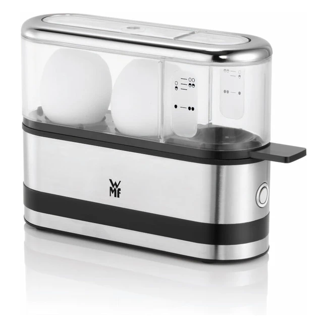 WMF Kitchen Mini 2-Eierkocher 250W für 12 Eier mit Eierpicker, BPA-frei, Tritan, matt Cromargan
