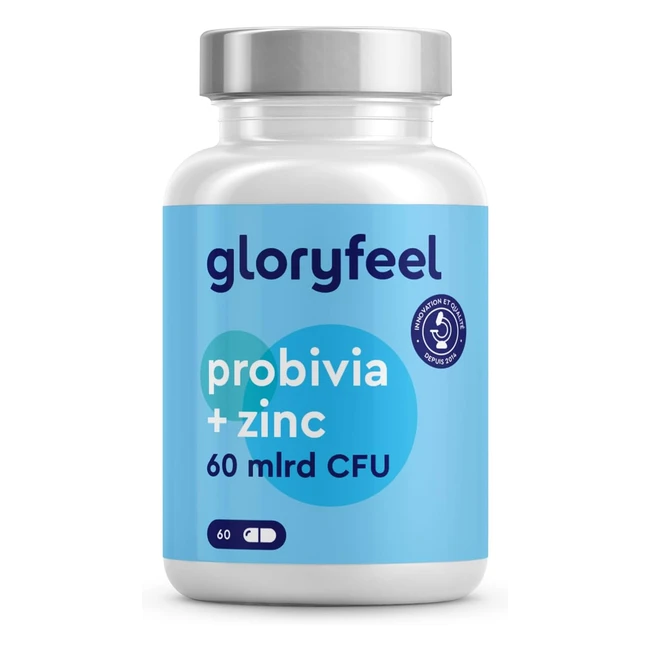 Probiotique complexe Probivia avec zinc et inuline - 60 milliards UFC - 21 souch