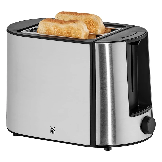 WMF Bueno Pro Toaster 2 Scheiben, 6 Bräunungsstufen, Edelstahl, 870W