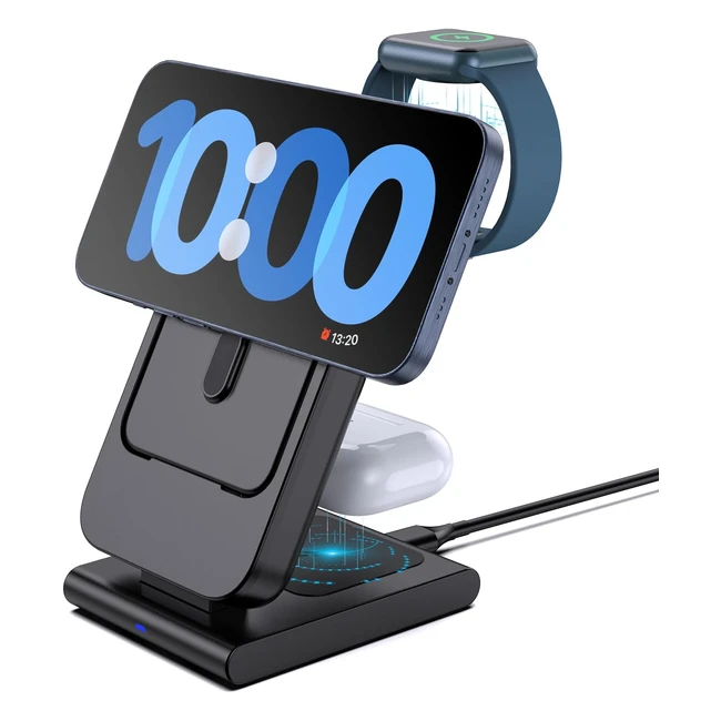 Caricatore Wireless Magnetico Magsafe Battery Pack 5000mAh - Ricarica Wireless per iPhone, iWatch e Airpods Pro