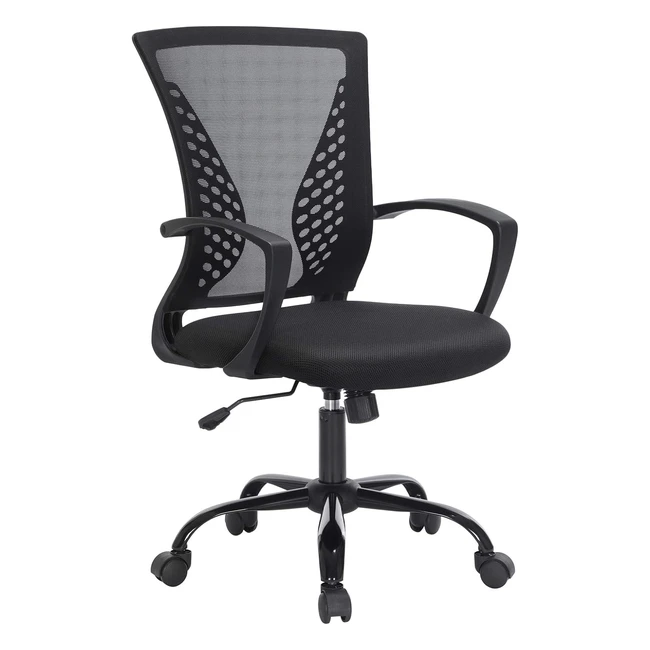 Songmics Office Chair Mesh Chair Swivel Height Adjustable Tilt Function