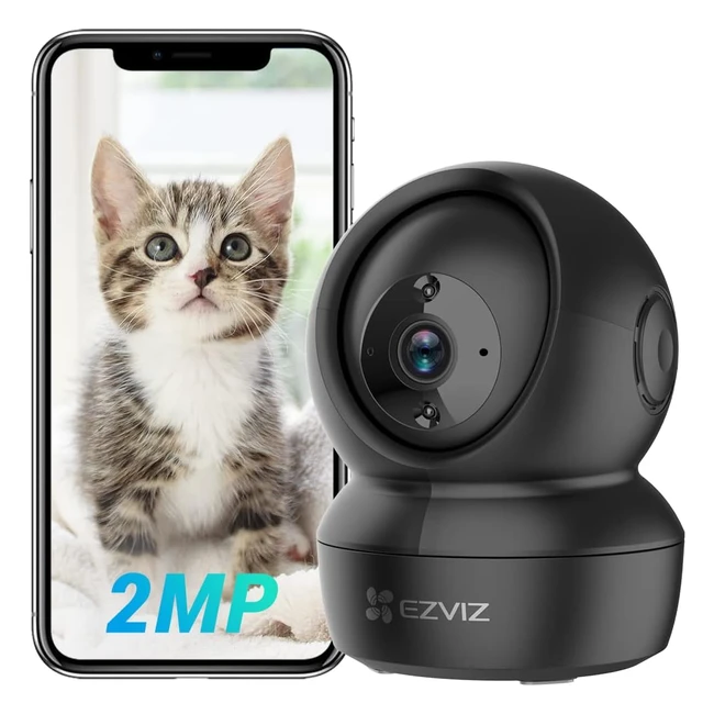 Caméra de surveillance intérieure EZVIZ C6N 1080p PTZ 360° WiFi avec vision nocturne intelligente et audio bidirectionnel
