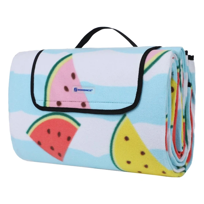 Coperta da picnic Songmics GCM70YR - Impermeabile e pieghevole - 200x200 cm