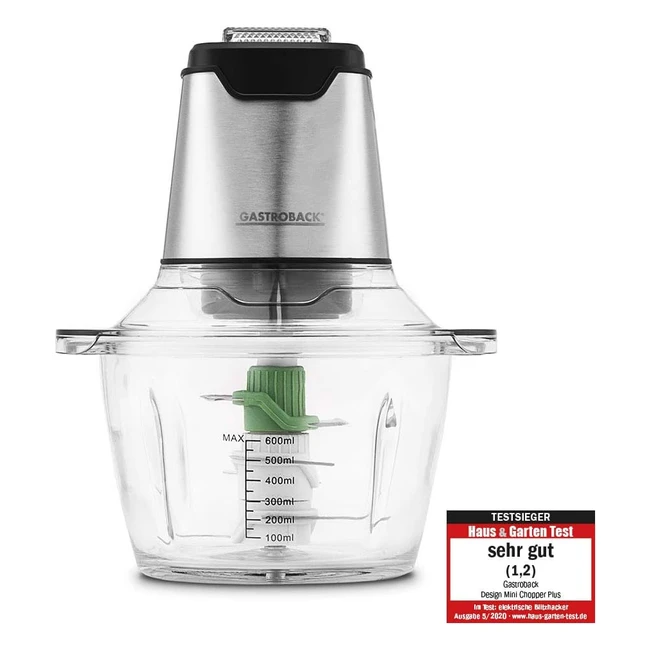 Cortador de Alimentos Gastroback 40961 - 400W 12L - Corta y Pica en Segundos