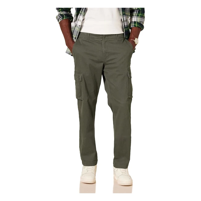 Amazon Essentials Herren Stretch-Cargohose, gerade geschnitten, Big & Tall, Ref. 1234567