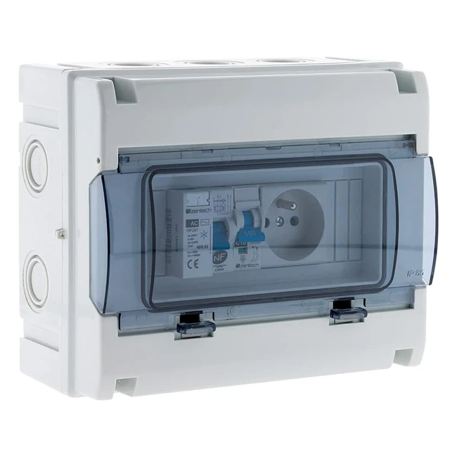 Scatola Elettrica Impermeabile Zenitech IP65 - 8 Moduli Bianco 150217