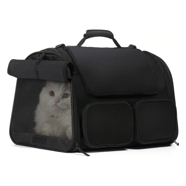 Fukumaru Trasportino Approvato Compagnia Aerea Traspirante per Cani e Gatti - Ne