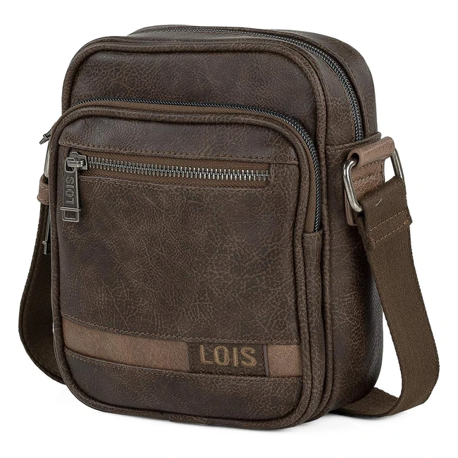 Lois Bandoleras Hombre - Bolso Ajustable de Polipiel - Ref. 310219