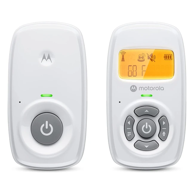 Motorola Nursery AM24 Baby Monitor Audio Digital - Monitor per Bambini con DECT 