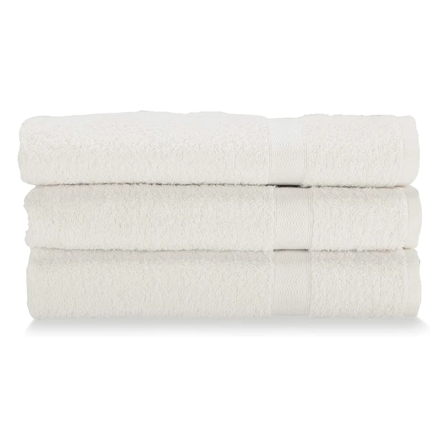 Gabel Asciugamani Viso in Spugna di Puro Cotone Idrofilo 60x100 cm - Set da 3 Pezzi