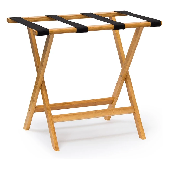 Estante para Equipaje Relaxdays 50x60x375cm - Bambú/Nailon