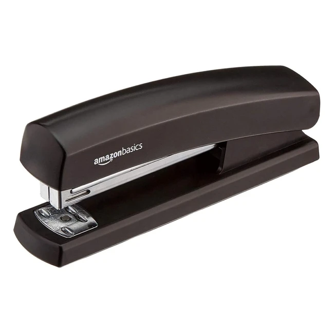 Amazon Basics Stapler - Matte Black, 1000 Staples - Efficient and Stylish