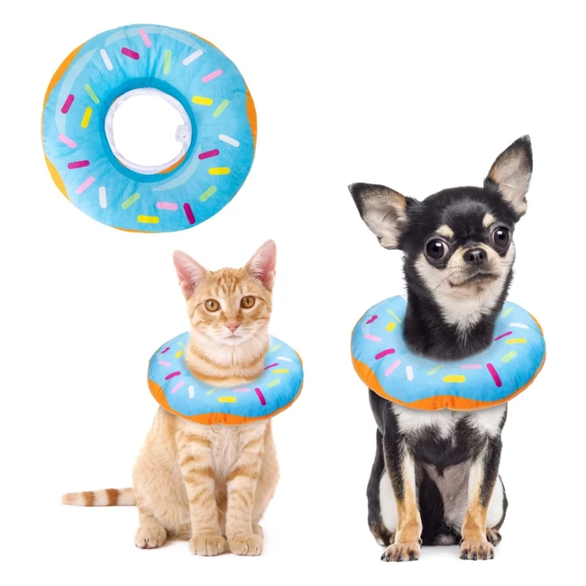 Collar de recuperación para gato y perro - Nobleza - Referencia: XYZ - Suave y ajustable