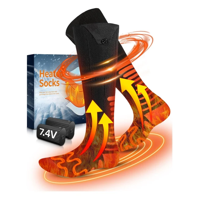 Calzini riscaldati Eventek 74V - Calze riscaldate a batteria ricaricabili