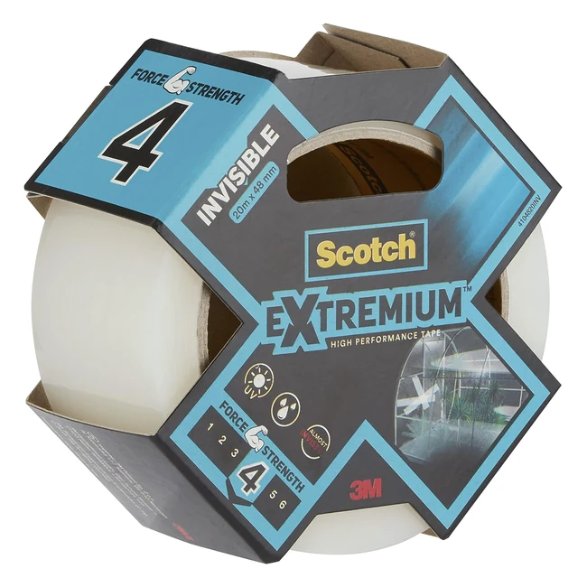 Scotch Extremium Toile de Réparation Haute Performance - Résiste aux UV - 20m x 48mm