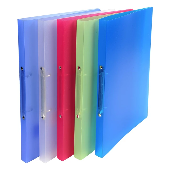 Exacompta Ref 54169E - Chromaline Translucent Flexible PP Binder - 2 Round Rings