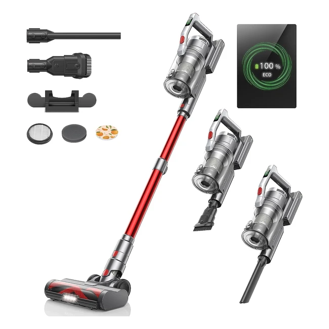 Aspirateur Balai sans Fil Laresar 450W - 38kPa - 55mins