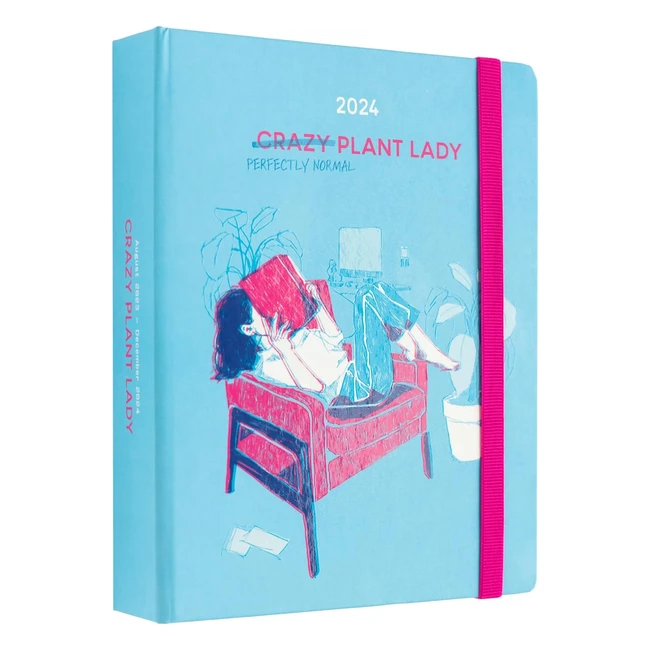 Agenda 2024 Semana Vista Crazy Plants - Ref. 2324 - Planificador Semanal