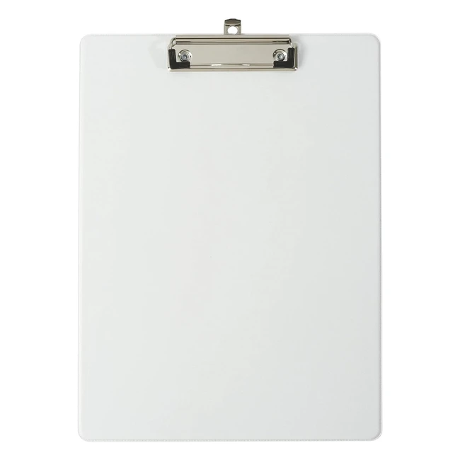 Exacompta Clipboard with Pocket | 23x32cm | A4 Size | White