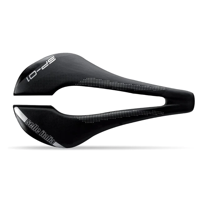 Sella Italia SP01 Boost TM Superflow - Sella da bicicletta stradale comoda per uomo e donna - 250 x 146mm - 205g