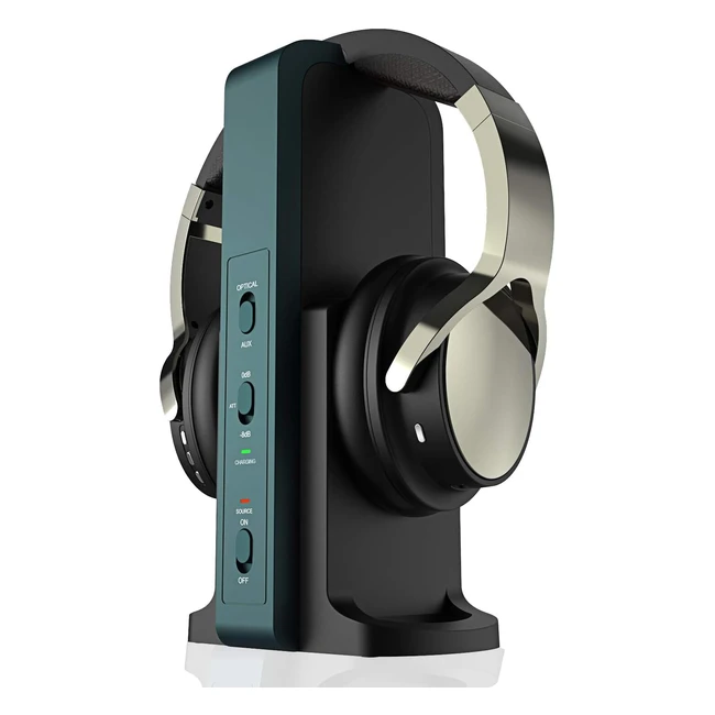 Auriculares Inalámbricos TV 24GHz Carga Digital - Hasta 30m Alcance