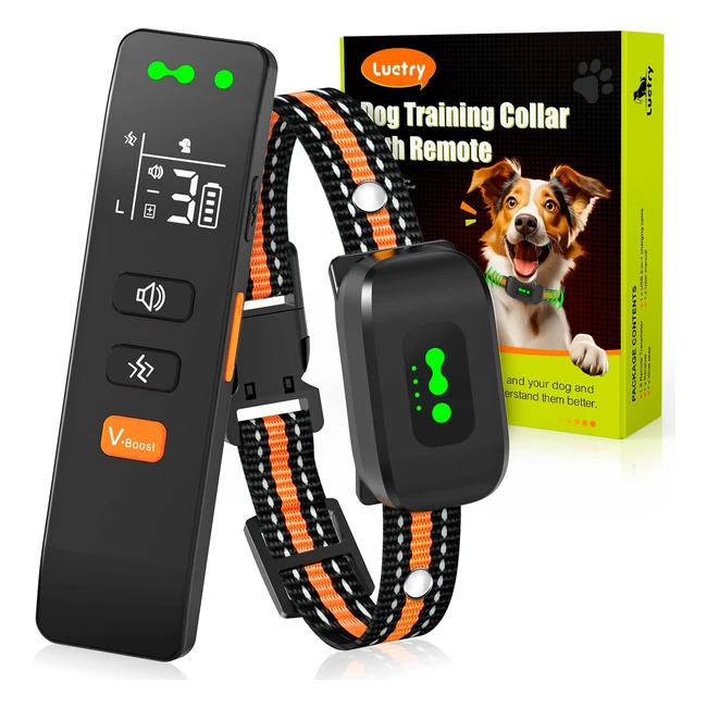 Collar adiestramiento perros IP67 impermeable recargable - Luctry