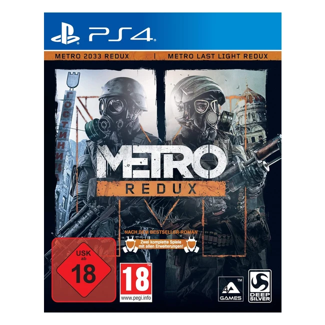 Metro Redux - Playstation 4 - Edizione Germania - Remastered - 60fps