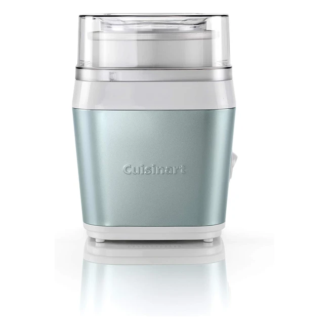 Gelatiera Cuisinart Ice31ge - Gelato, Frozen Yogurt e Sorbetti - Pronti in 25 min - 2 Palette di Miscelazione - 50W - Verde Menta