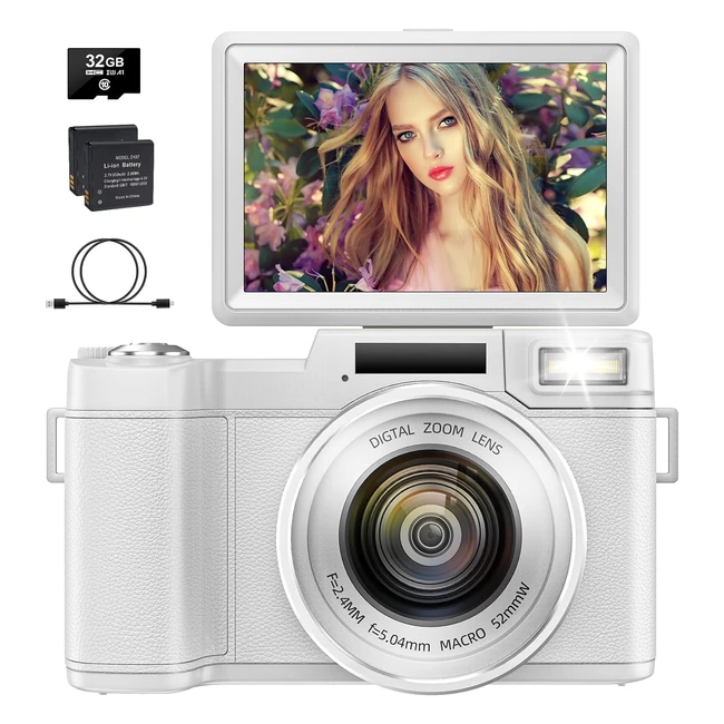 Digital Camera UHD 4K 48MP - Capture Every Detail with Ease