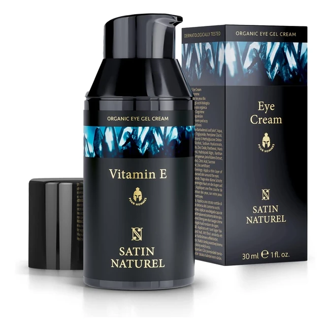 Powerful Organic Eye Cream for Men - Anti Aging, Wrinkles, Dark Circles - 30ml