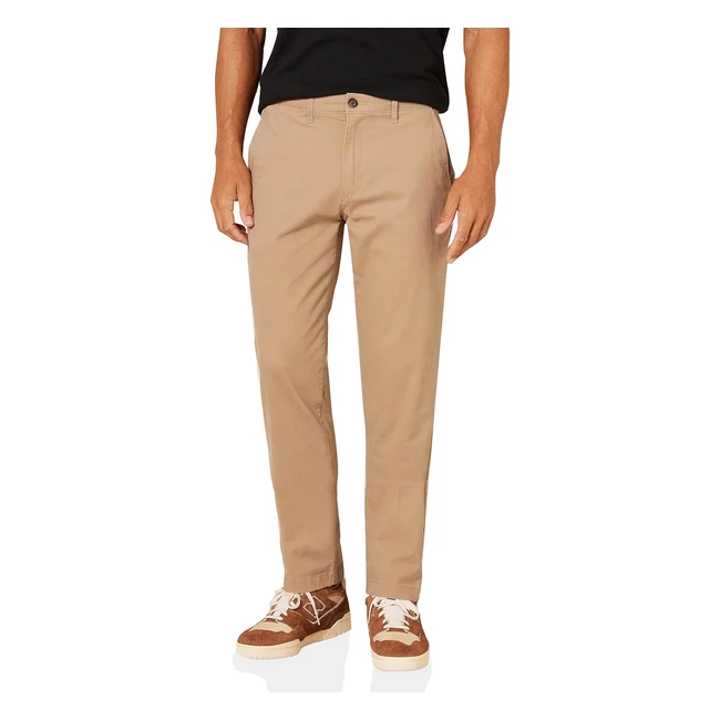 Pantalon Chino Stretch Homme - Coupe Athlétique - Grandes Tailles Disponibles