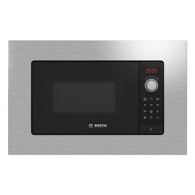 Microondas Bosch BEL623MS3 con Marco 38cm - Display LED y Programación Electrónica