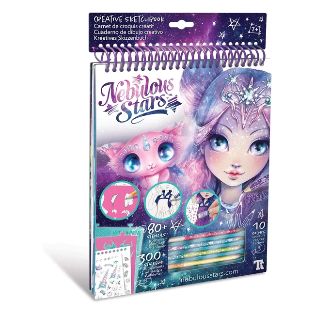 Quaderno Creativo Nebulous Stars 4M - 30x22x2cm - Alta Qualit